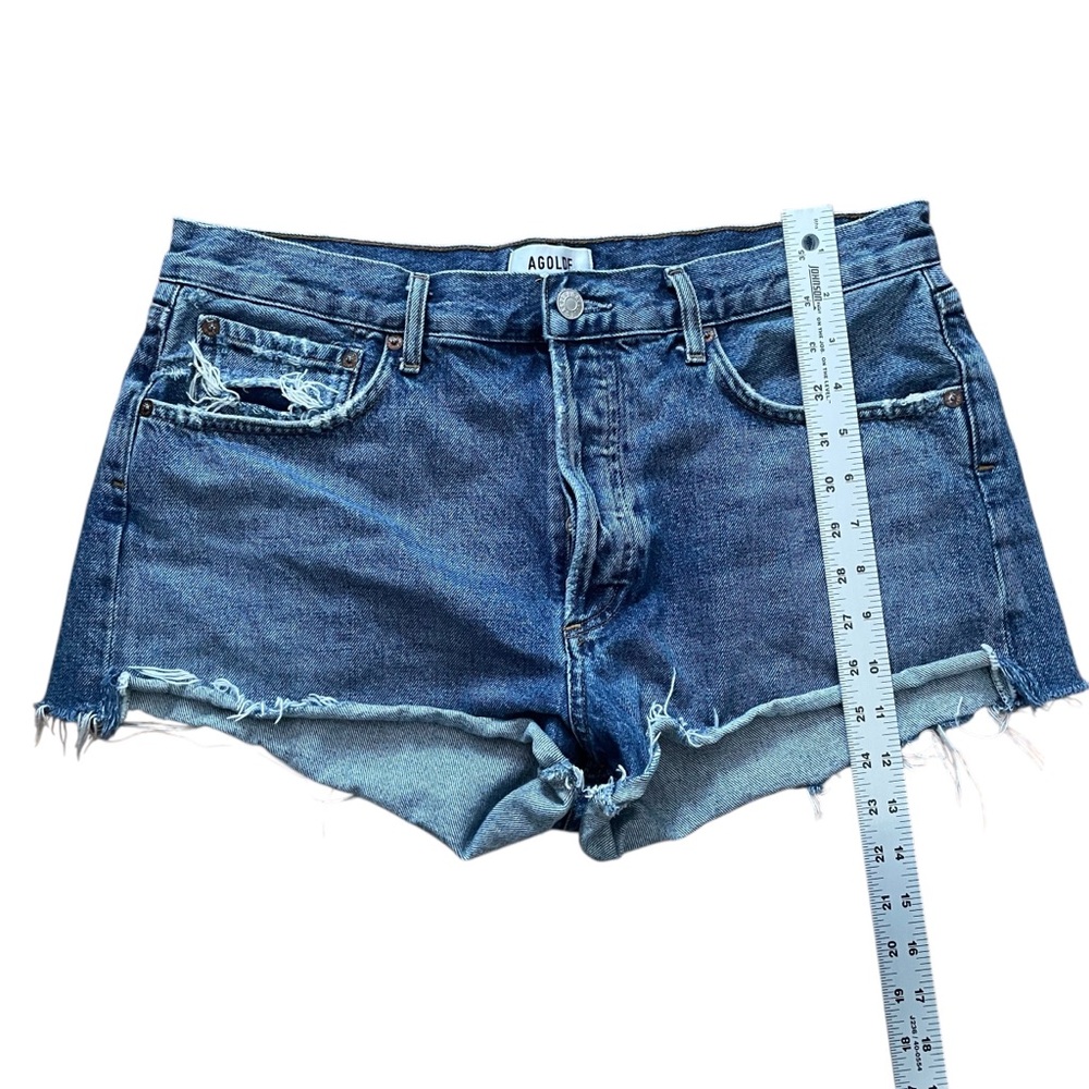 AGOLDE Parker Vintage Cutoff Denim Shorts - Excellent Pre-Loved Condition, 30 - Picture 12 of 16